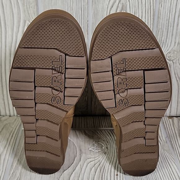 Sorel Evie Sport Lace Up Wedge Sneaker Boots Womens Size 5 New In Box - Picture 9 of 14